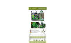 Frontoni - Model Butterfly 170, 250, 300, 350 - Hydraulic Flail Hedger Mower - Brochure