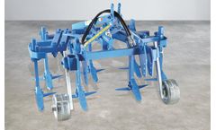 Maggio - Model CRM - Adjustable Hydraulic Tiller With Fixed Shanks Combined With Fertilizer Tank