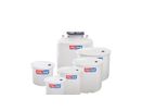 Polidas - Model G 500 - Polyethylene Wide Mouth Olive and Brine Tanks