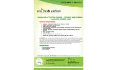 6 X12 Gold Carbon Mesh - Brochure