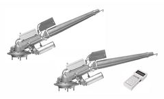 Model Jet 100 Electronic - Very Long Throw Flange connection Turbine Sprinklers