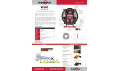 Ramfan - Model XP500/XP520 1.5hp Electric PPV - Electric Blower with Explosion-Proof Motor - Datasheet
