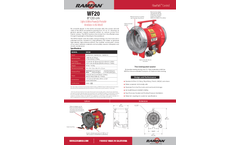 Ramfan - Model WF20 - Portable Ventilator - Datasheet