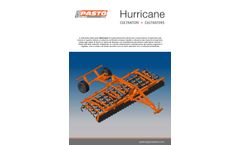 Pasto-Elia - Model Hurricane-T Series - Towed Combined Cultivators - Brochure