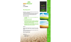 MaxProlin - Pure L-&#945; Proline Acid - Datasheet