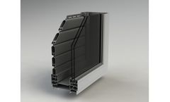 Metaloumin - Model EVRO 8000 - Hinged Aluminium Profiles