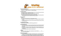 Grind Hog - Model 10T/S - Comminutors- Brochure