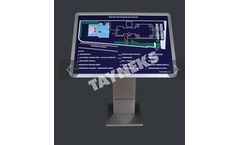 Tayneks - Model 4U0599 - Solid Plastic Braille Tactile Map