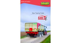 JLB-Leboulch - Model GOLD2 XXL - Monocoque Tipping Trailer - Brochure
