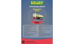 Advantage - Model Gold2 XXL 85T32 - Tapered Monocoque Body Muck Spreader - Brochure