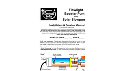 Solar Slow Pump Installation Manual