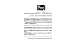 SunCentric - Solar Pumps Warranty Information  Brochure