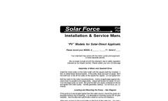 Installation Manual Brochure