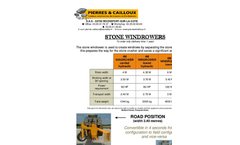 Pierres Cailloux - Model PO Box 194 - Stone Crusher - Brochure