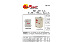 Model PCA-120-BLS-M2 - Solar Pump Controller Brochure