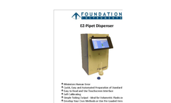 Foundation - Model EZ - AutoPipet - Rapid Response System Brochure