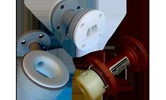 Komax - Model PDA, PVDF, & PTFE - Lined Static Mixer