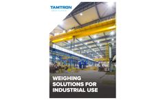 Tamtron - Weighing Solutions for Industrial Use - Brochure