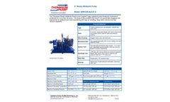 Thompson - Model 6RW-DIS-4LE2T-X - 6 Inch Rotary Wellpoint Pump - Datasheet