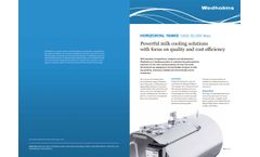 Wedholms - Horizontal Milk Cooling Tanks - Brochure