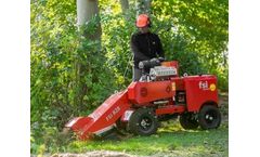 FSI - Model B28 - Self-Propelled Stump Cutter with 2WD and Gasoline Engine