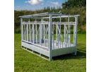 JYFA - Model 2000 - Little Bear - Solid Cattle Feeder With A Roof
