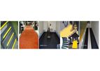 Fiberglass and Rubber Stair Treads for Workplace Safety