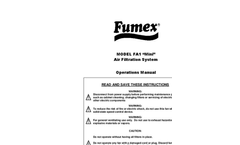 Model FA1-Mini - Mini Industrial Air Purification System Brochure
