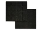 Model Black 4pk - Rubber Tile