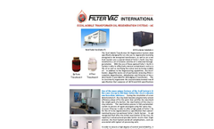 ECoil - Model RS-M - Mobile Transformer Oil Regeneration System Brochure