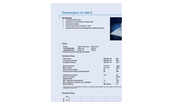 Kalthoff Luftfilter - Filter Media Ventilation and Air-Conditioning Filter Pad - Brochure