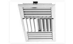 SagiCofim - Model BE - Multidirectional Diffusers With Curved Fins