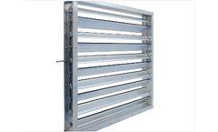 SagiCofim - Model GTA010 - Regulation Damper, Aluminum Pitch 100