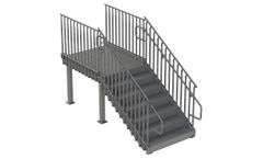 Lapeyre - Model IBC - Commercial Loading Dock Stairs