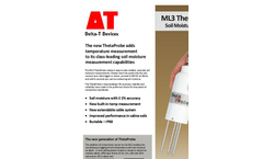 Delta-T ThetaProbe - Model ML3 - Soil Moisture Sensor - Datasheet