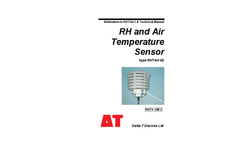 Type RHT4nl-02 - RH and Air Temperature Sensor - Manual