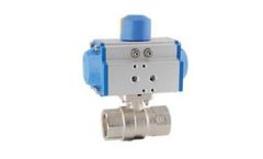 TORK-PAV - Model 901  - 2/2 Way Pneumatic Actuated Brass Ball Valves