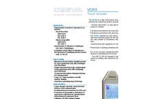 CESVA - Model Class 2 -CB012 - Acoustic Calibrator - Brochure
