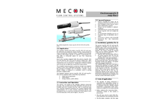 mag-flux - Model MIS 1/D - Electromagnetic Flow Probe Brochure