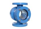 Mecon FI - Model INTRA / PRIMA - Robust and Reliable Flap-type or Sight Flow Indicator for Clear Liquids