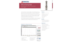 MicroTemp100 - Miniature Submersible Temperature Data Logger - Brochure