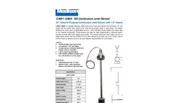 Model C4651-12803 - 24 - Continuous Level Sensor with 1/4" Resolution Brochure