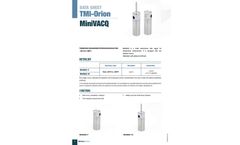 TMI - Model MiniVACQ - Temperature Data Logger - Brochure