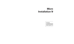 Kistler-Morse - Model Microcell - Bolt On Sensor - Brochure
