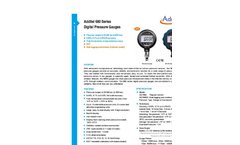 Model ADT 680 series - Wireless Digital Pressure Gauges Brochure