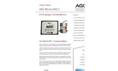 AGC - Model Microx MIC 7 - Oxygen Analyser - Brochure