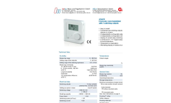 Galltec - Model eStat10 DUO - Electronic Room Hygro-Thermosta Switch- Brochure