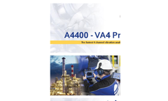 Model A4400 VA4 Pro - 4 Channel Vibration Analyzer Brochure