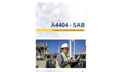 Model A4404 SAB - 4-Channel Pocket Size Vibration Analyzer Brochure