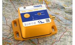 Transportation Data Logger with GPS Tracking: MSR175plus for shock and climate